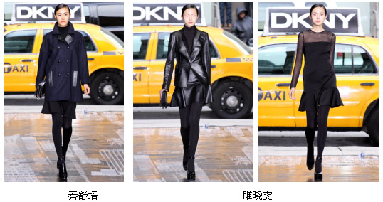 威娜专业美发全球造型创意总监Eugene Souleiman为DKNY 2012秋冬成衣发布会T台设计的发型是一款饱满、优雅且气质高贵的造型。他告诉我们：“对我来说，DKNY每一季发布的系列可以说是纽约时尚界趋势的晴雨表，而这一季